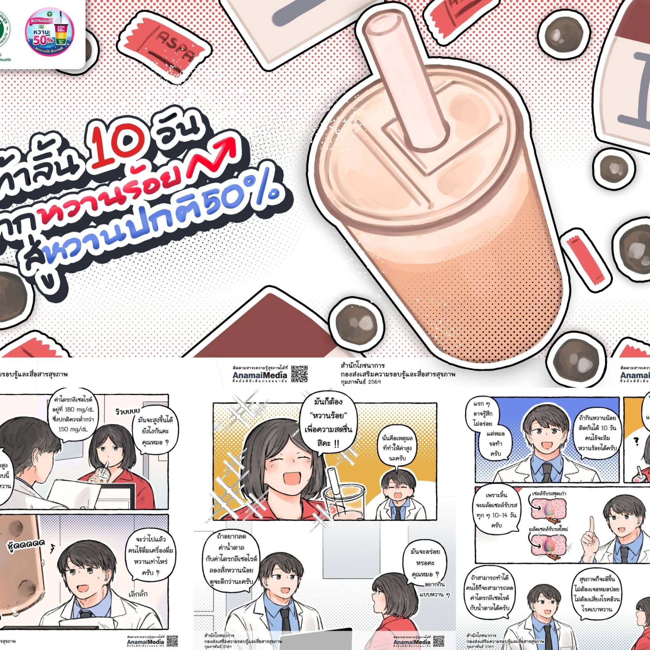 ท้าลิ้น 10 วัน! ภารกิจเปลี่ยนความหวาน จากหวาน 100% สู่หวานปกติ = 50%